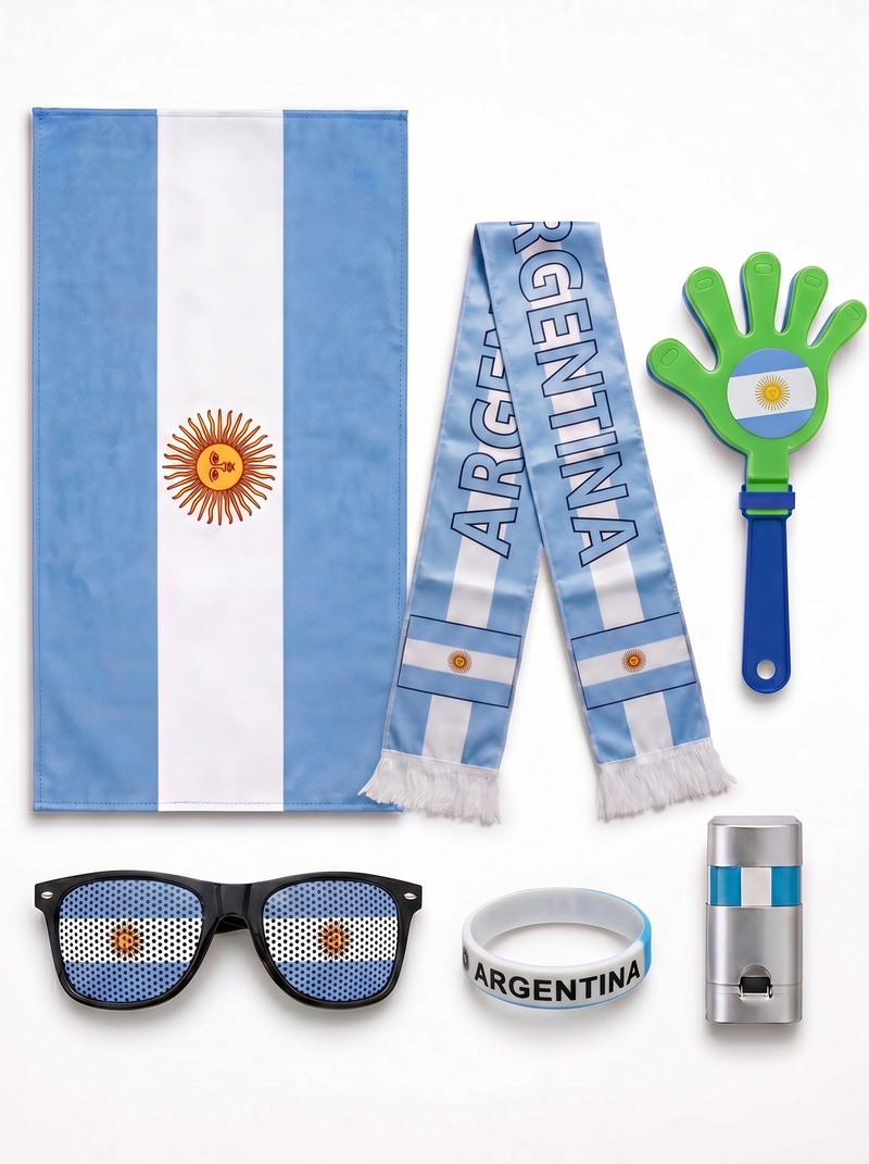 Argentina soccer Nation Fan Set – Albiceleste Supporter Gear