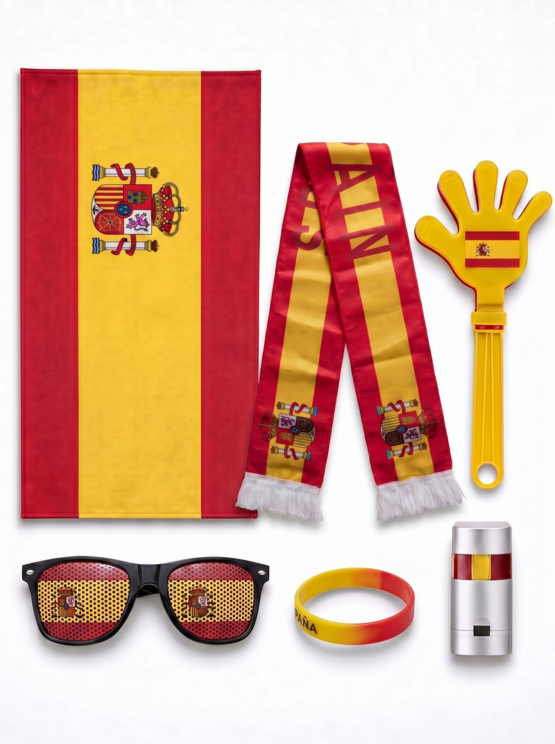 Spain soccer Nation Fan Set – La Roja Supporter Gear