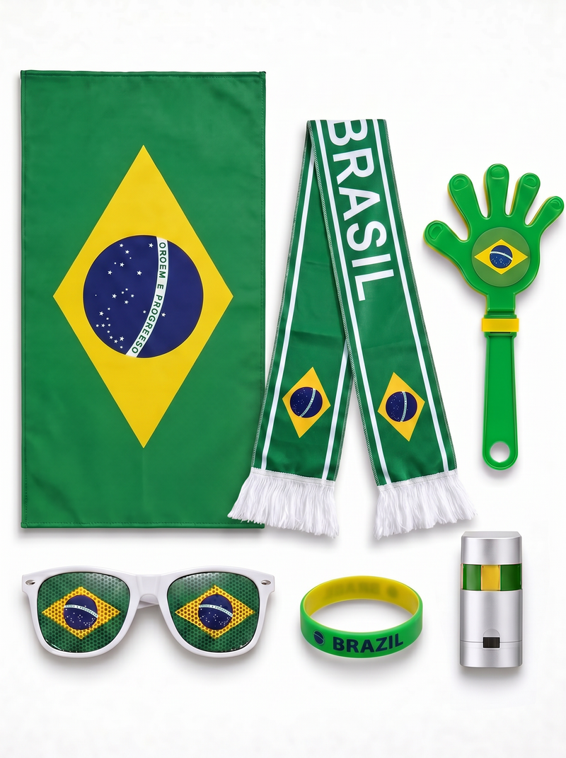 Brazil soccer Nation Fan Set – Seleção Supporter Gear