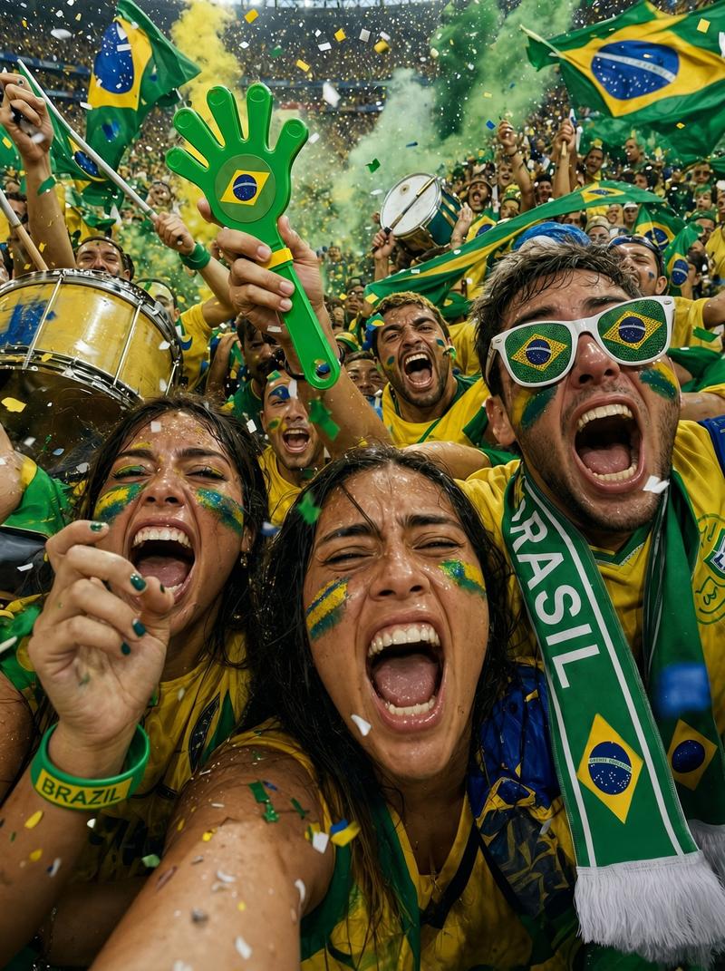 Brazil soccer Nation Fan Set – Seleção Supporter Gear